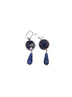 Orecchini Domar Donna in Argento Lapislazzulo ORAR-566-280